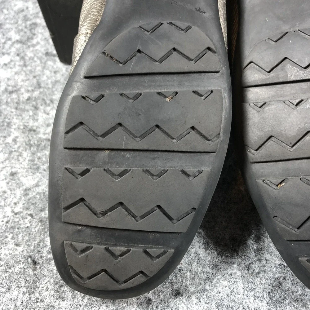 Naturalizer Shoes Womens‎ Size 8.5 M Metallic Pewter Pixie Loafers Driving Moc